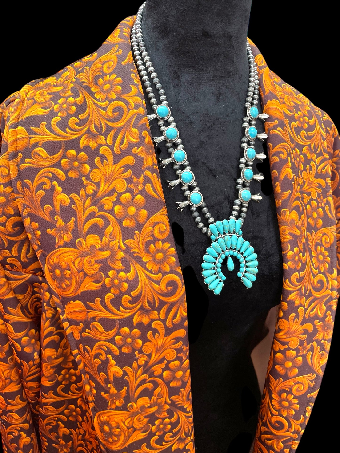 Country Girl Blazer with tooled design