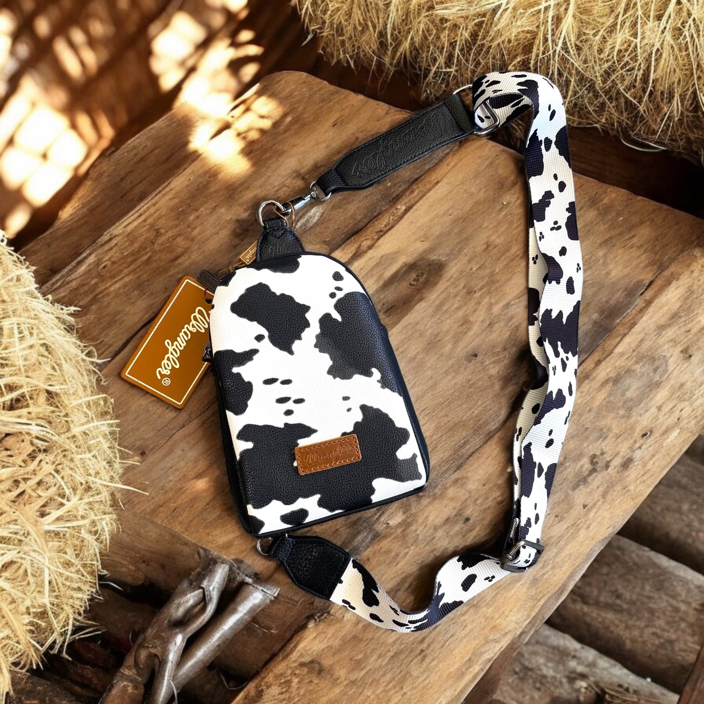 Cowprint Wrangler Bag