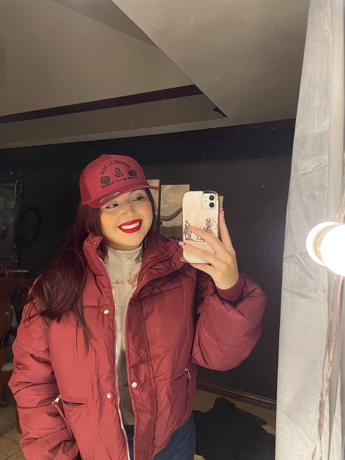 The Cherry Bomb Puffer Jacket