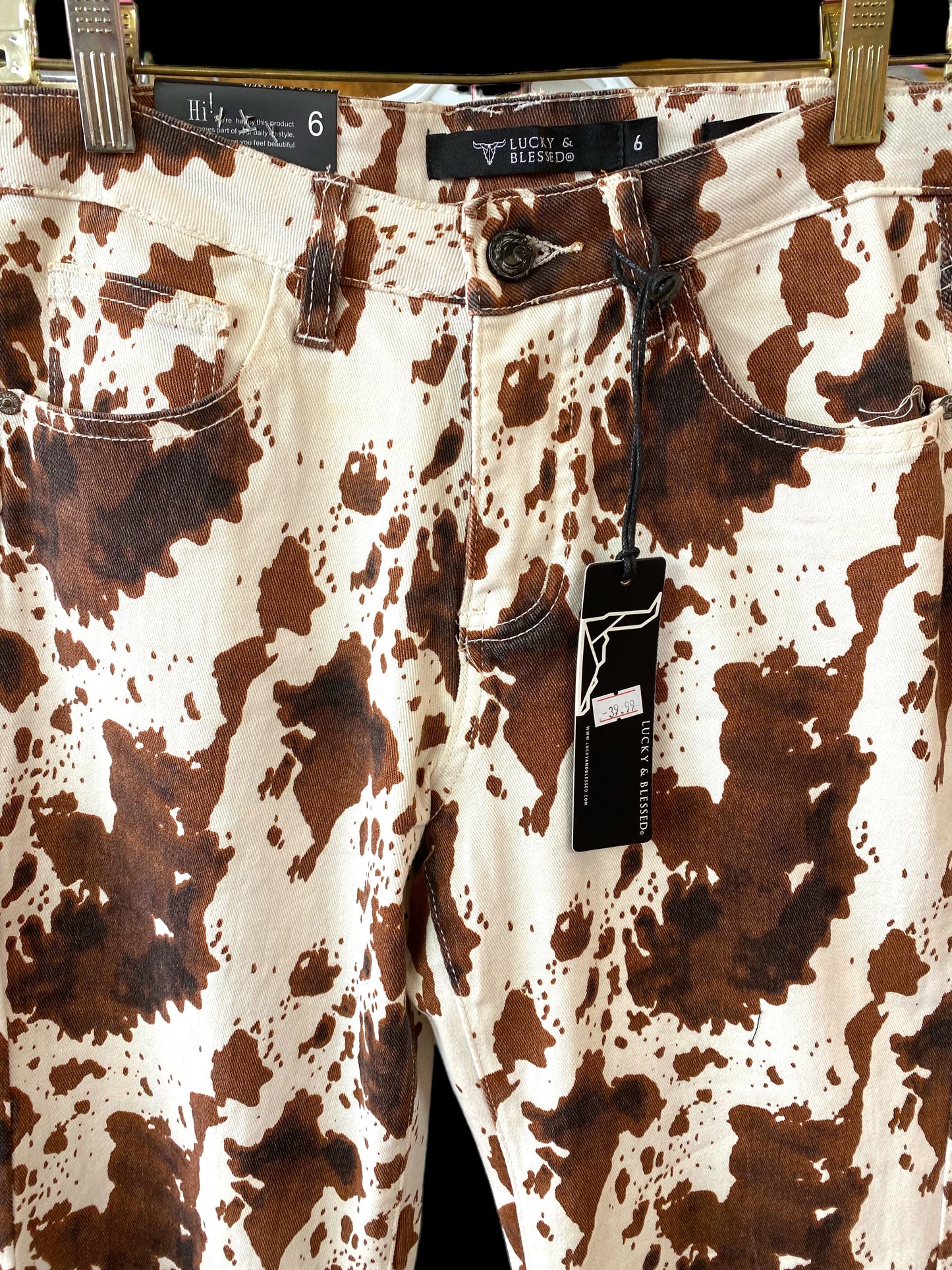 COWPRINT Cowgirl Jeans (PLUS SIZE TOO)