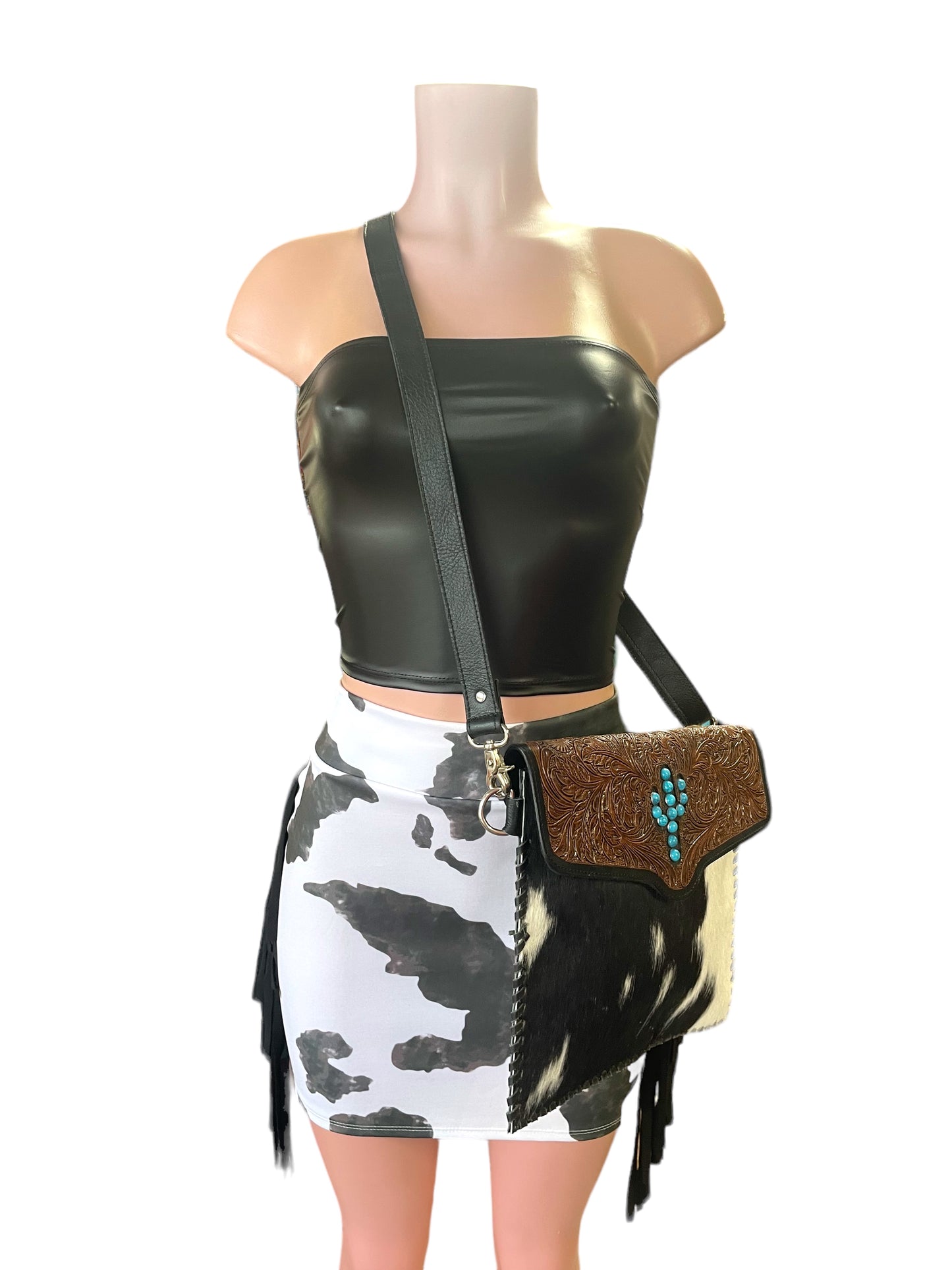 The “Moo-Mini” Fringe Skirt