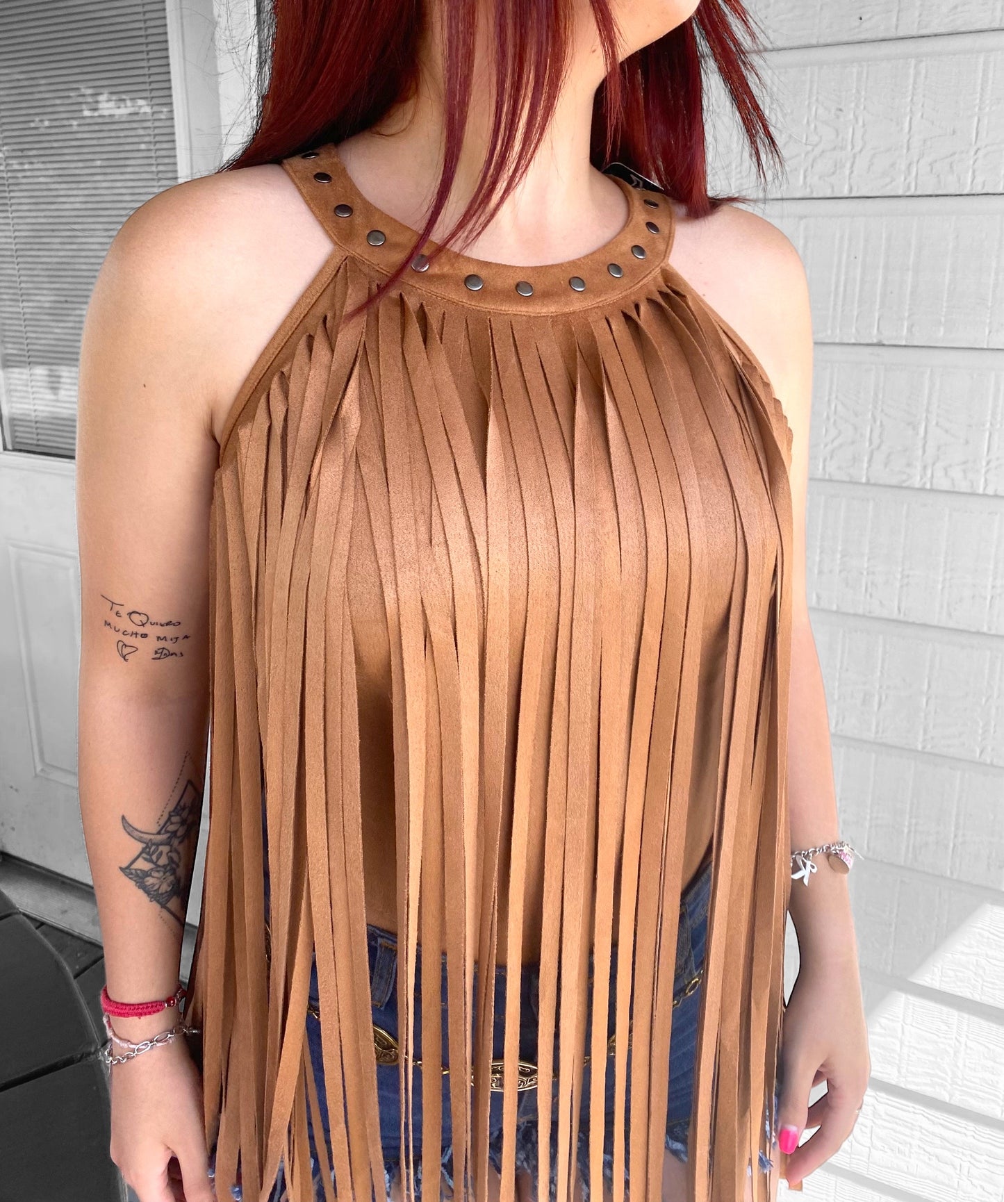 The “Pocahontas” Fringe Top