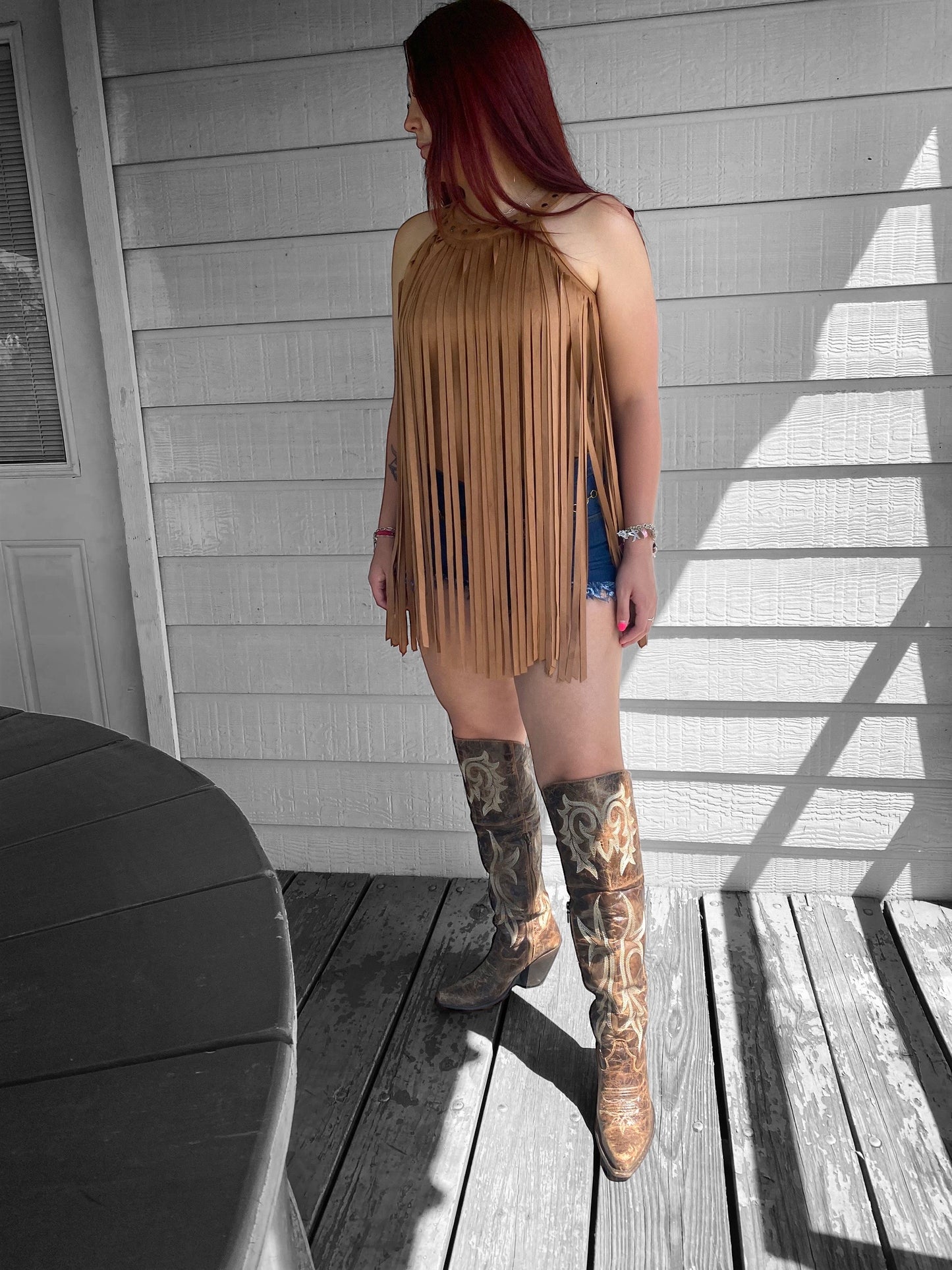 The “Pocahontas” Fringe Top