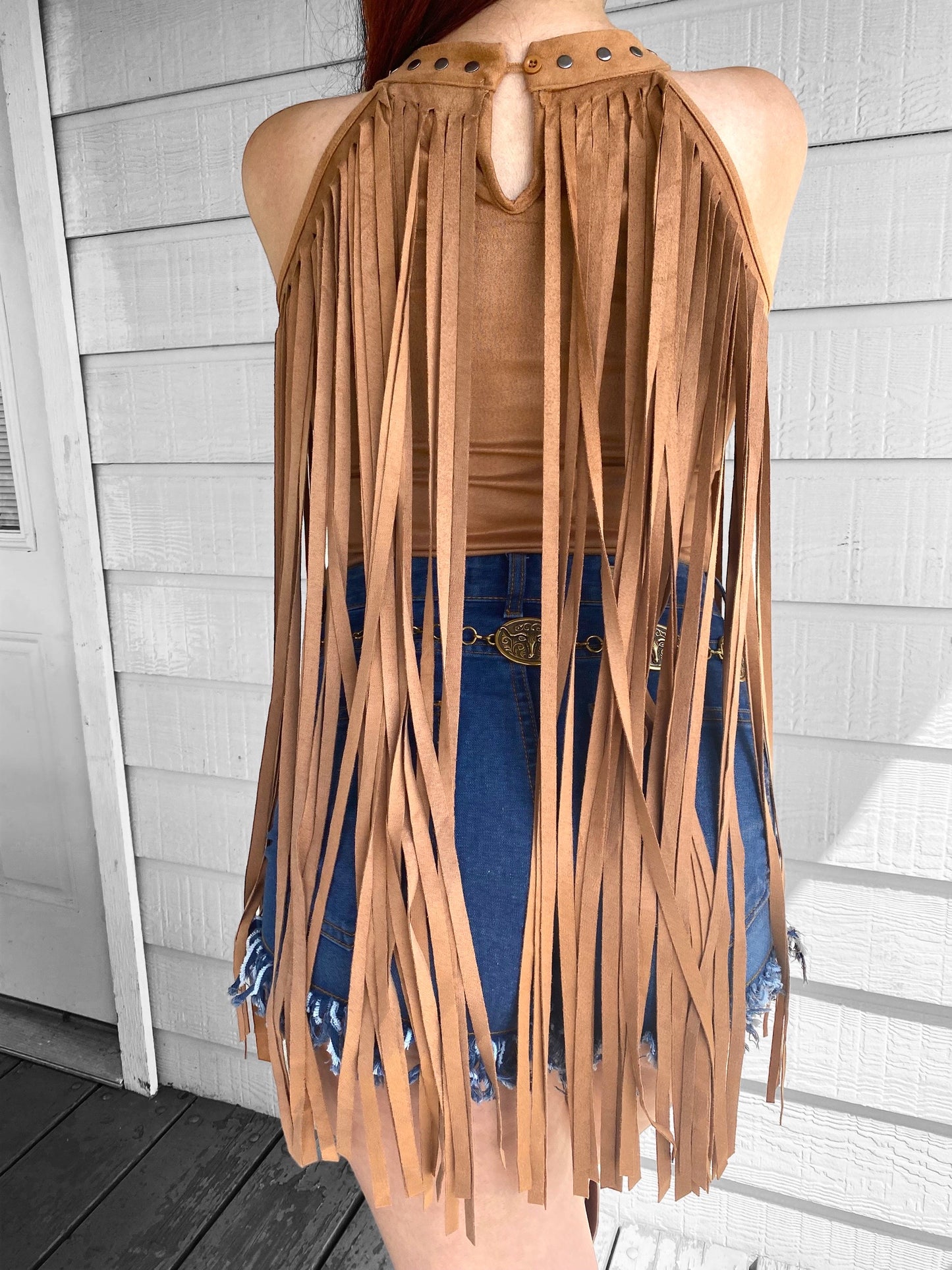 The “Pocahontas” Fringe Top