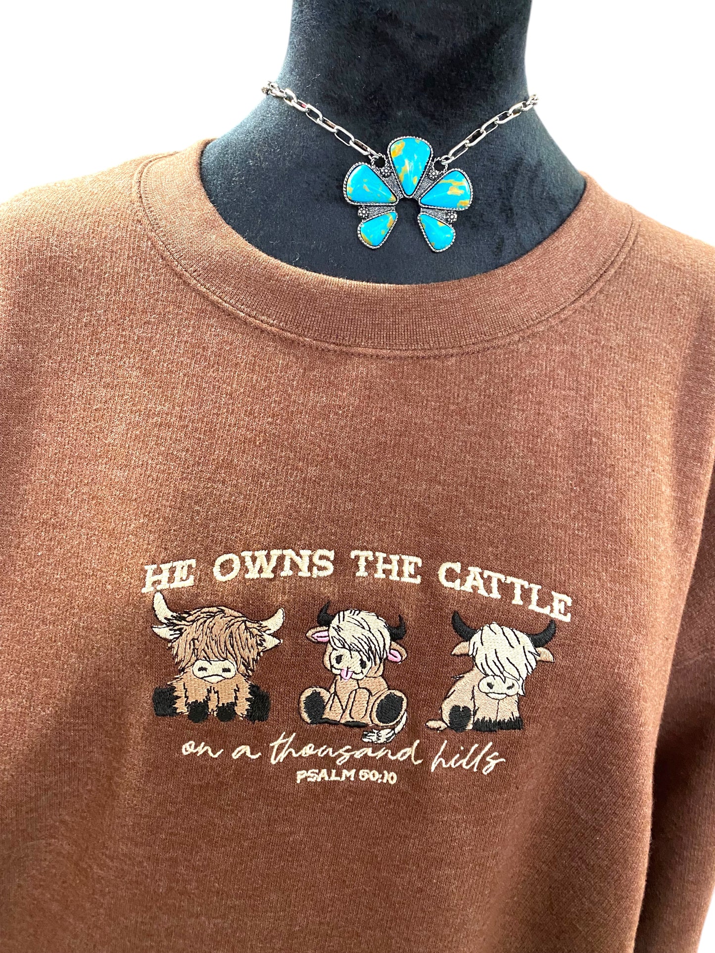 He Owns the Cattle Sweater