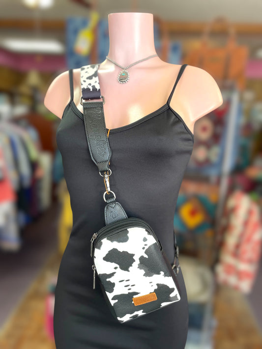 Cowprint Wrangler Bag