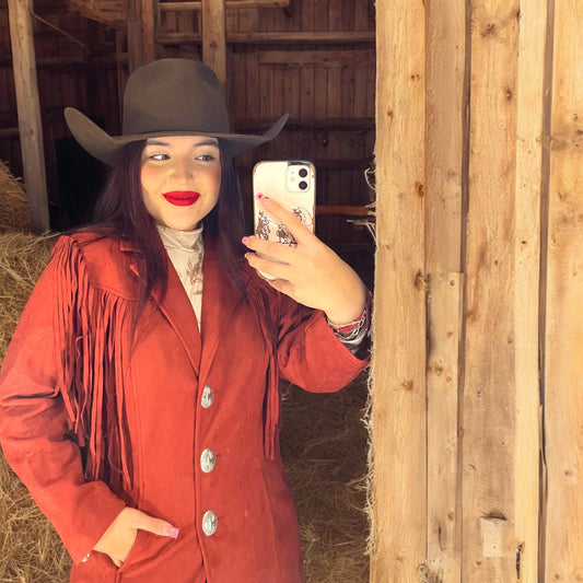 The Cowgirl Rides Away Suede Coat