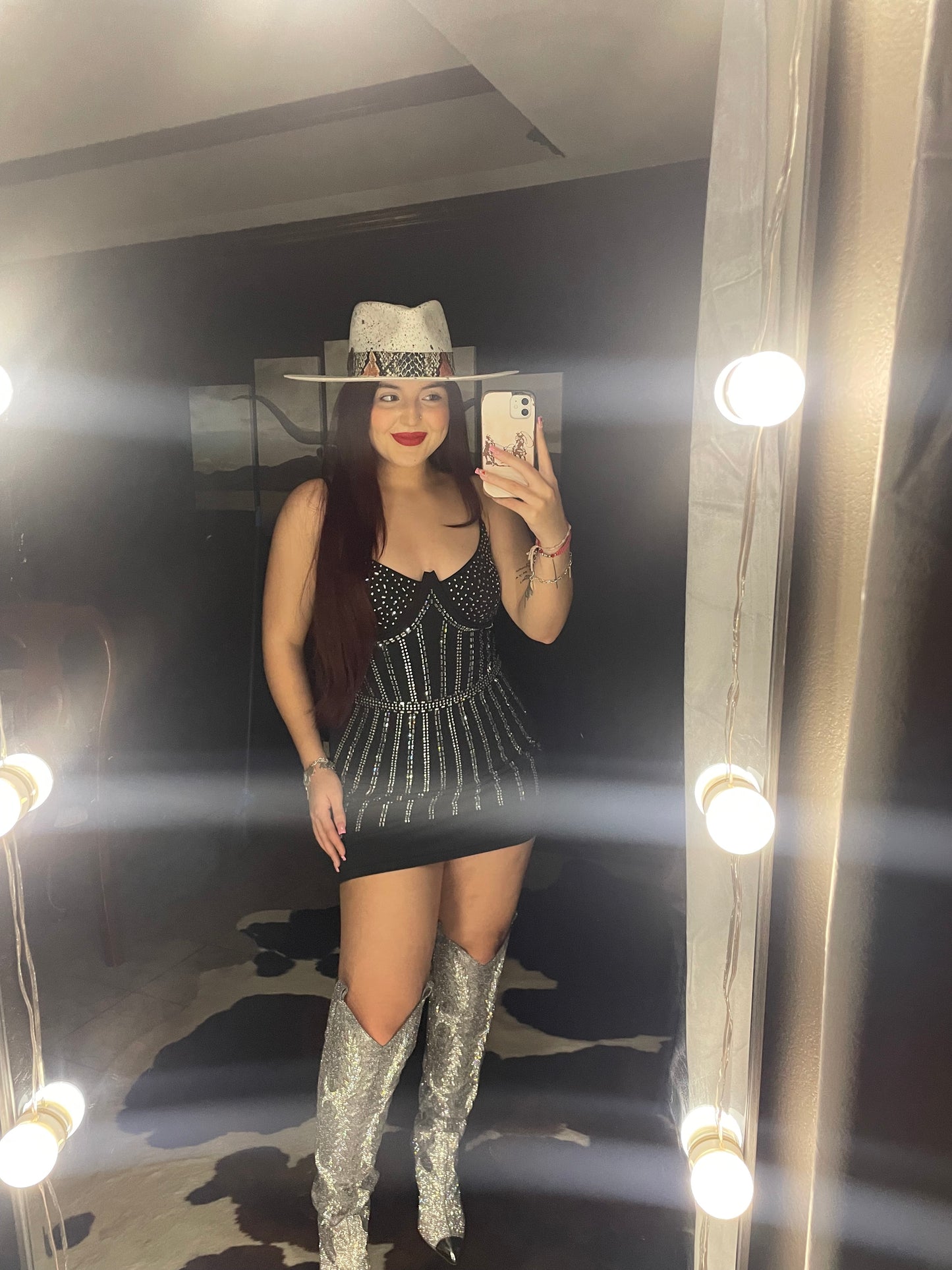 The Rodeo Wifey Diamond Dress