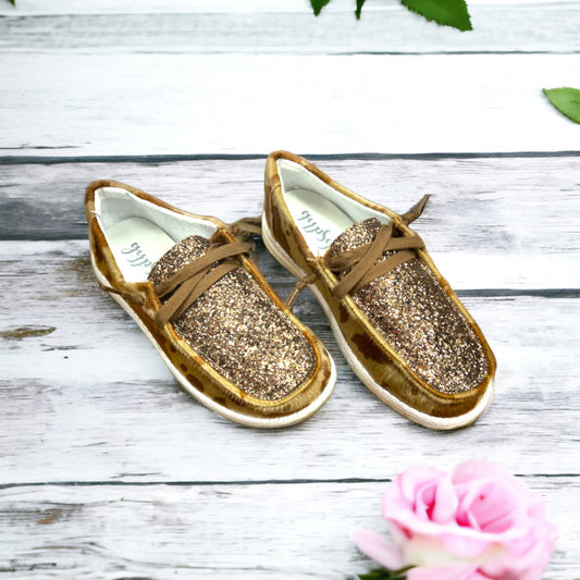 Glitter Cowprint Country Girl Shoes