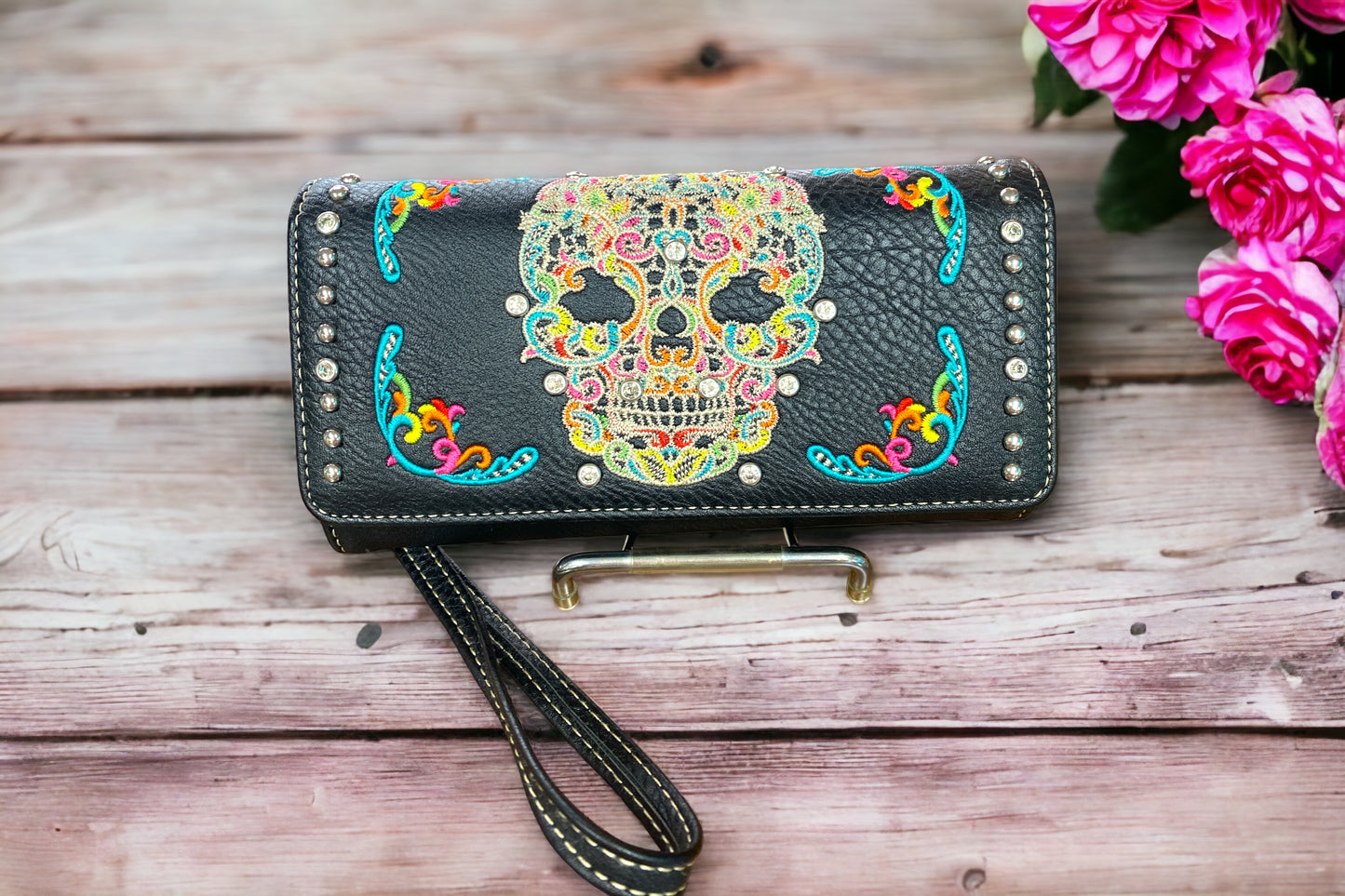 Sugar Skull Montana West Wallet