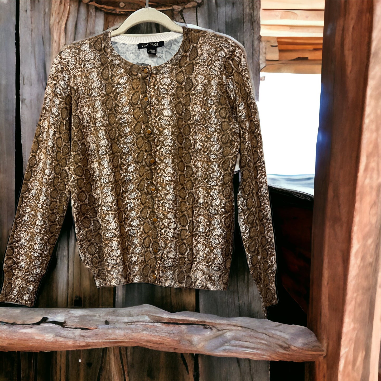 The Sheila Snake Print Sweater