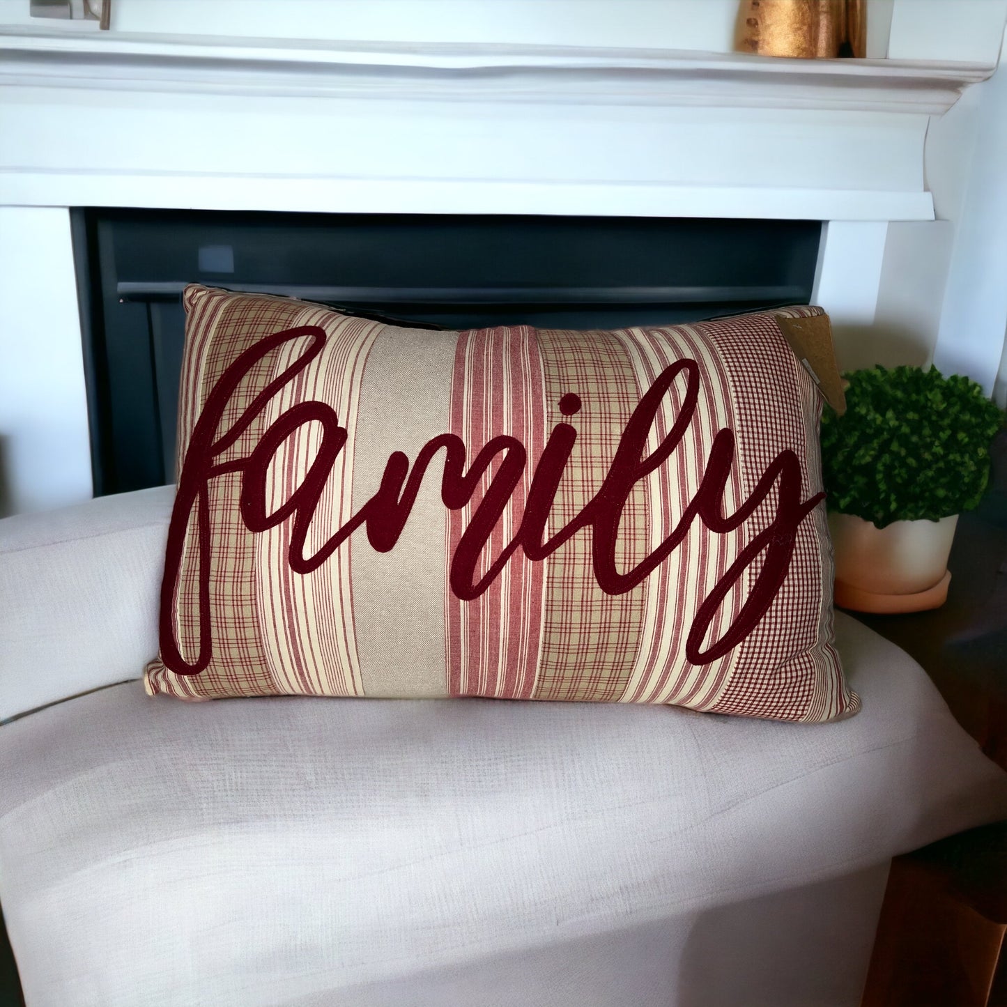 “Family” FarmHouse Pillow