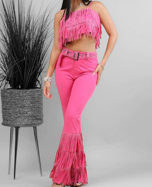 Barbie Pink Diamond Pants with Belt (see Barbie Pink Diamond Top) under shirts