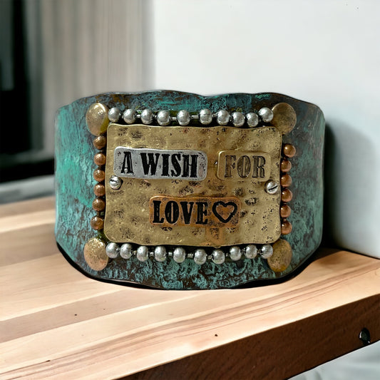 A Wish For Love Western Bracelet Cuff