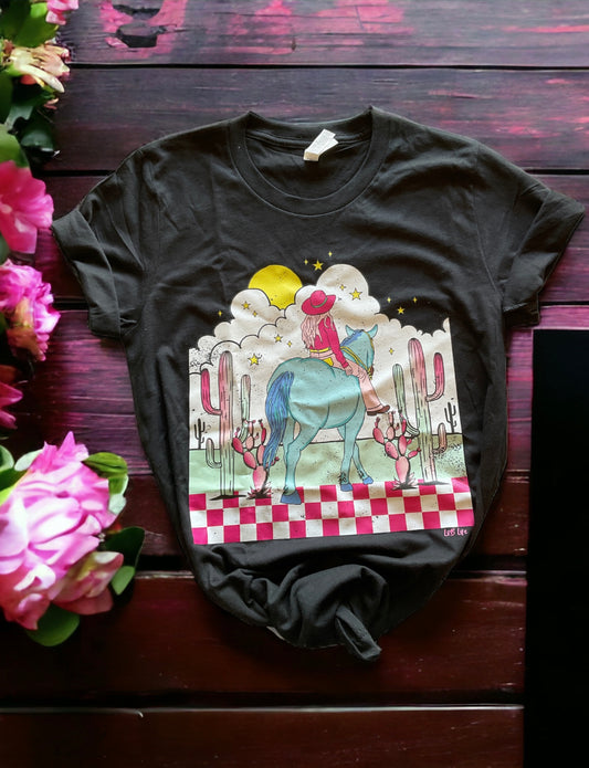 The “Cowgirl Ride Away” Graphic Tee