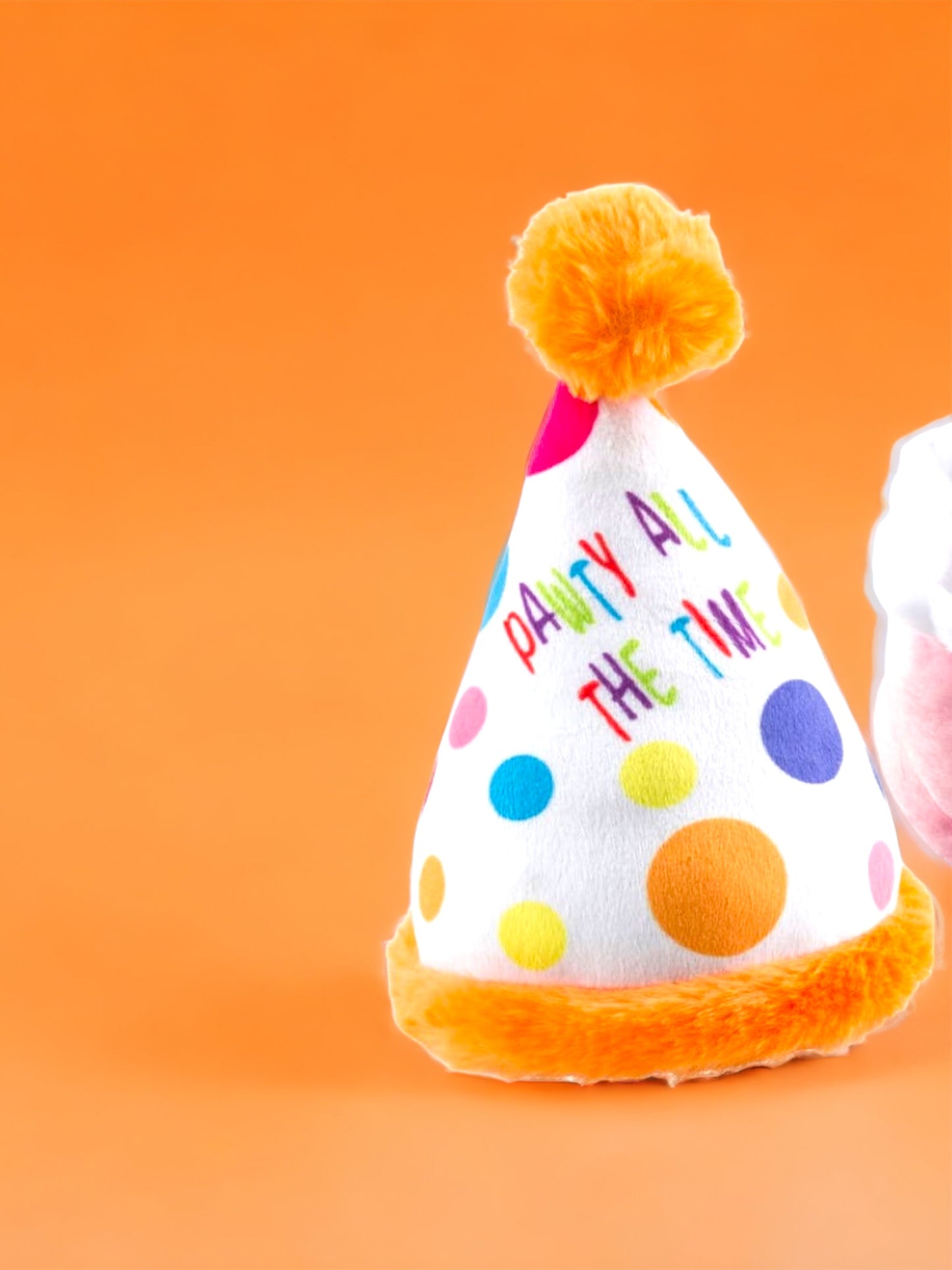 Happy Birthday “Pawty All The Time” 3 piece Squeaker Toy Set